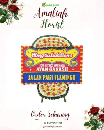 Bunga Papan Congratulation di Rabangodu Utara